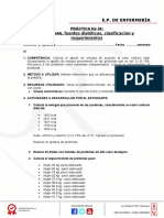 PRÁCTICA No, 06 ENFERMERIA  NUTRICIÓN Y DIÉTETICA