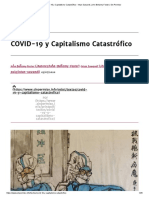 COVID-19 y Capitalismo Catastrófico - Intan Suwandi, John Bellamy Foster - Sin Permiso PDF