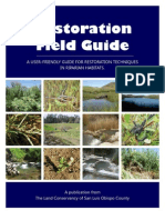 Restoration Field Guide - A User-Friendly Guide For Restoration Techniques in Riparian Habitats