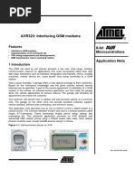 AVR323: Interfacing GSM Modems: Features