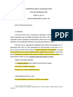 Análise de conjunções e substantivos no Latim clássico