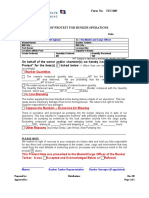 5835-Note of Protest For Bunkering Operations