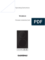 Hob Ceramic Induction - Gaggenau VI230113