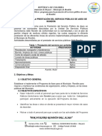 Anexo 4 Programa para la prestacion de servicio publico de aseo Rondón