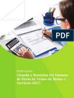 Llenado y remisión Formato 607 ventas bienes y servicios