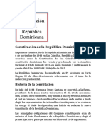 Constitución de la República Dominicana 