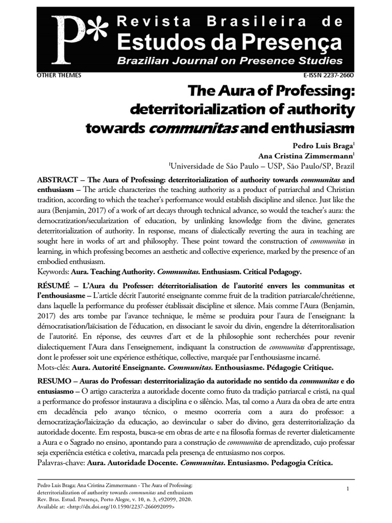 Deterritorializing Teaching Authority | PDF | Graffiti | Dialectic