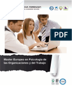 Master Psicologia Organizaciones Trabajo PDF