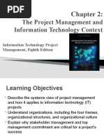 The Project Management and Information Technology Context