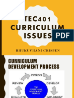 Lecture 5 - Curriculum Development Process
