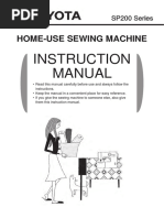 Handleiding Toyota SP 200 PDF