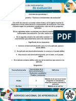 Evidencia - Actividad Instrumentos de Evaluacion