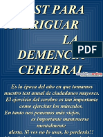 Test Cerebral Diapositivas