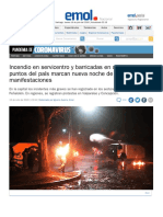 WWW Emol Com Noticias Nacional 2020 07 15 992172 Incendio Servicentro Nueva Jornada Manifestaciones HTML