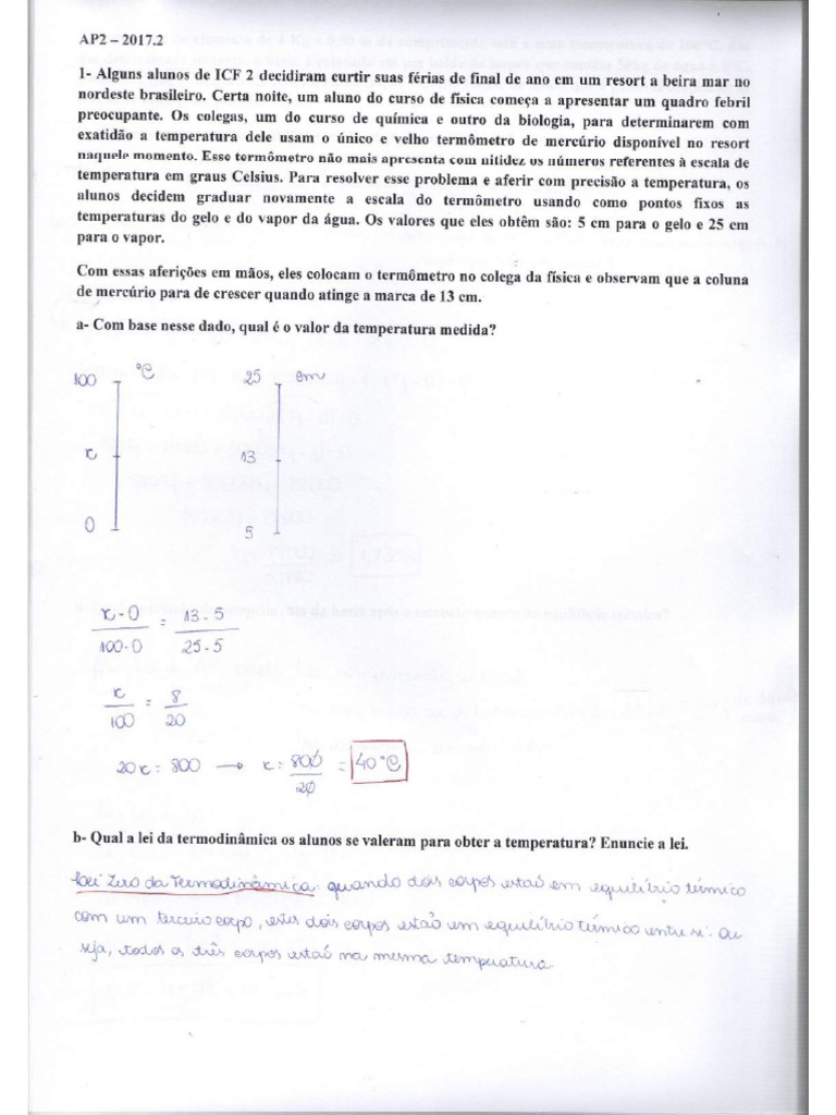 ICF 2 - Provas Anteriores | PDF