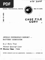 Download Apollo Experience Report Battery Subsystem by Bob Andrepont SN46941448 doc pdf