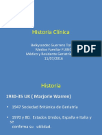 Historia Clínica Geriatría PDF