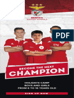 EN Flyer Summer Camps Sport Lisboa e Benfica