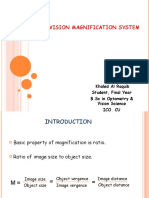 Low Vision Magnification System