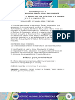 Evidencia Grupal, Envío Individual: Derechos", Glosario y Biblioteca SENA