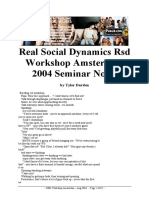 Tyler Durden - Real Social Dynamics RSD Workshop Amsterdam 2004 Seminar Notes PDF