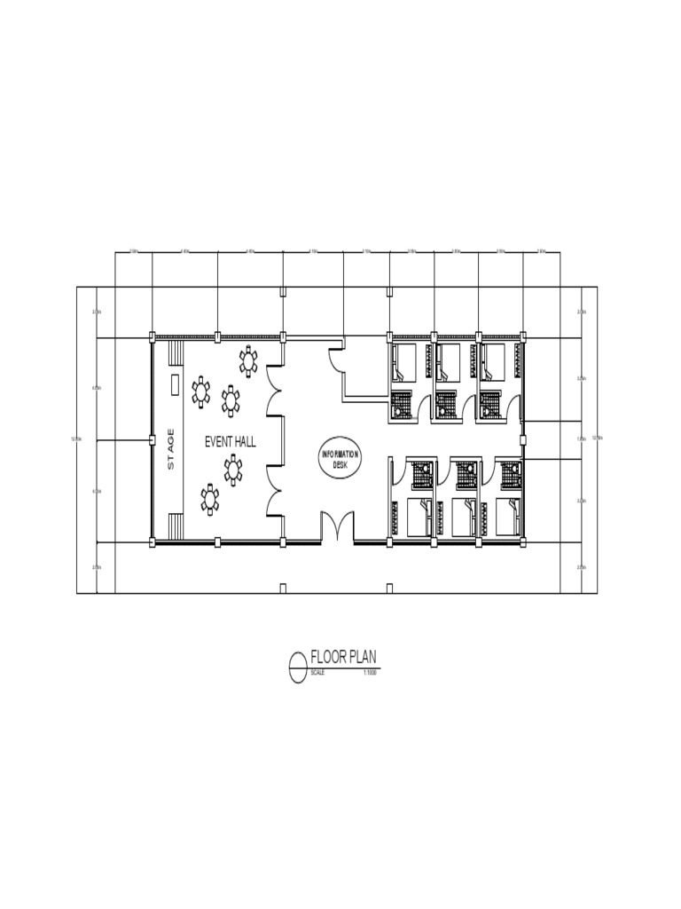 Event Hall Floor Plan Diagram | PDF