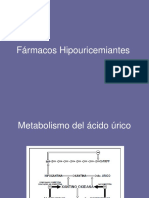 Fármacos Hipouricemiantes. Fármacos antitiroideos