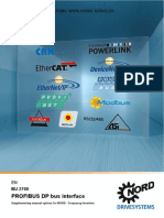 PROFIBUS DP Bus Interface: Supplementary Manual Options For NORD - Frequency Inverters