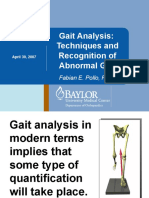 Gait Analysis Techniques and Abnormal Patterns_AAA