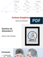 Aminas Biogênicas