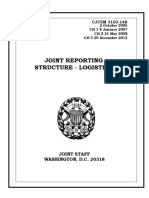 CJCSM 3150.14B Joint Reporting Structure Logistics PDF