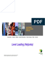 Level Loading (Heijunka) : Electronics Manufacturing Services