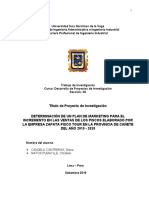 Esquema del trabajo DIPIN 2019-2 - Sección 3A