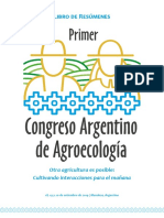 Resumenes Del 1er. Congreso Argentino de Agroecologia PDF