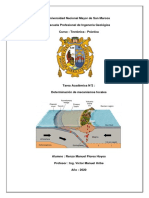 Determinación de mecanismos focales en una dorsal oceánica