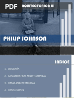 Philip Jhonson. Análisis Arquitectónico 