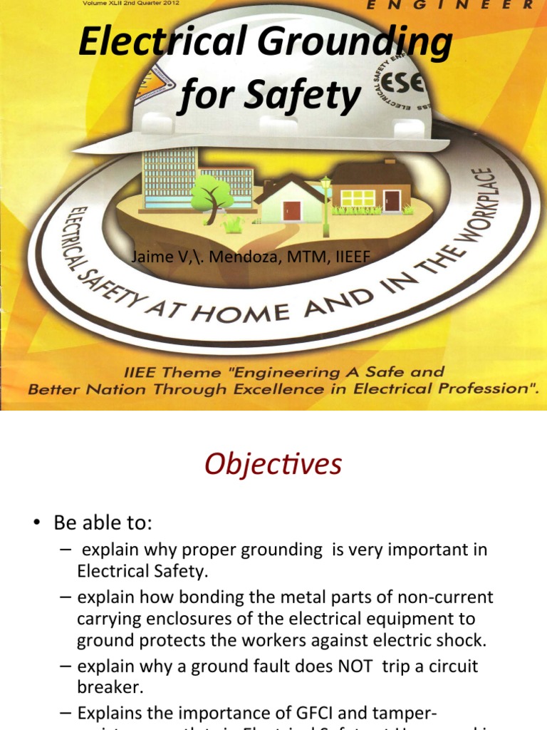 Electrical Grounding Safety Part 1 by Jaime V Mendoza PDF PDF