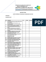 Daftar Tilik Audit Internal 001