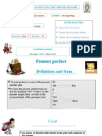 present perfect or past simple