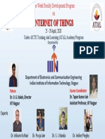 Under AICTE Training and Learning (ATAL) Academy Program: Internet of Things