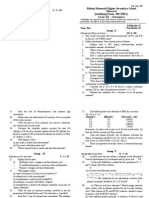 Chemistry XII Qualifying Exam 2067 BMHSS