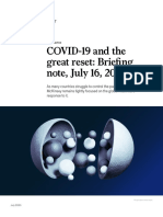 COVID 19 and The Great Reset Briefing Note July 16 2020