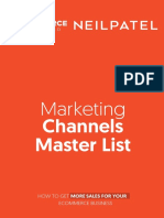 Marketing Channels Master List: Ecommerce Business How To Get More Sales For Your