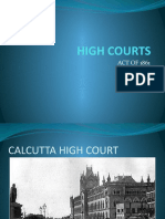 High Courts: ACT OF 1861