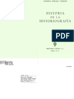 Zoraida Vazquez, Josefina. - Historia de la Historiografia [1978].pdf