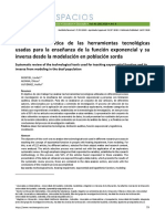 Revisión Sistemática de Las Herramientas Tecnológicas Usadas para La Enseñanza de La Función Exponencial y Su Inversa Desde La Modelación en Población Sorda