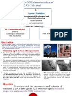 Magnetic NDE and mechanical properties of tempered 2.25Cr-1Mo steel