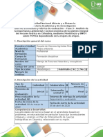 Guía de actividades y rúbrica de evaluación -  Fase 3 - Elaborar análisis DOFA sobre el POMCA de la Región.pdf