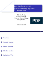 PLA Perceptron Learning Algorithm