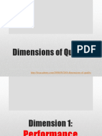 3 Dimensions of Quality